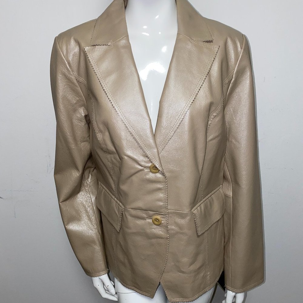 JERRY LEWIS (NEW) leather VINTAGE Jacket!
